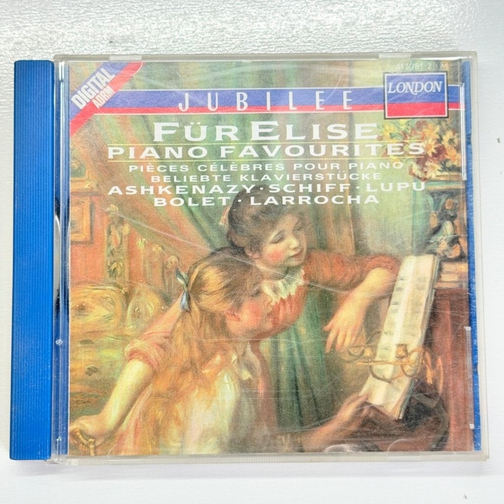 Fur Elise Piano Favourites CD London Jubilee Ashkenazy Schiff Lupu 417 751-2